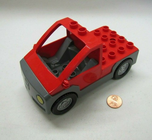 Lego duplo camion rosso - lego,