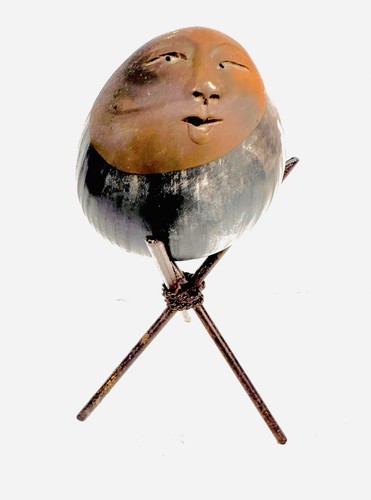 Scultura viso sonaglio - viso, a