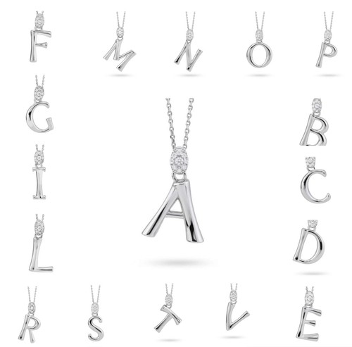 Collana con iniziale - ,