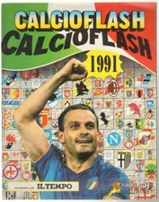 Album CALCIATORI CALCIOFLASH 1991Incompleto. Euroflash