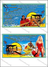 SEGA Baywatch 1995 Cartes