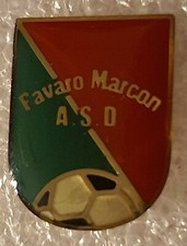 Distintivo calcio ⚽ FAVARO MARCON badge VENETO pin no piedino RESINA 
