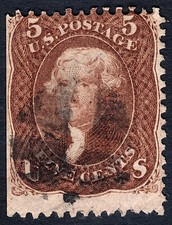 Scott 95, griglia F, CV $950