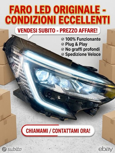 Faro anteriore led renault - faro,