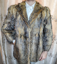 Giacca Coyote pelliccia di