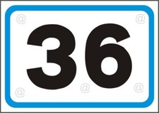 Numero Civico numeri civici  alluminio Metallo Misura 12*16 Cm PER ESTERNO