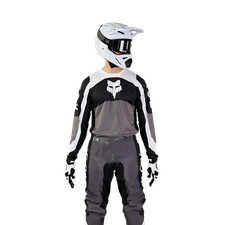Completo motocross FOX 180 NITRO 2024 nero grigio enduro quad