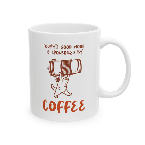 Tazza caffè cane divertente