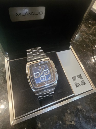 Movado zenith grande blu el - movado, tv