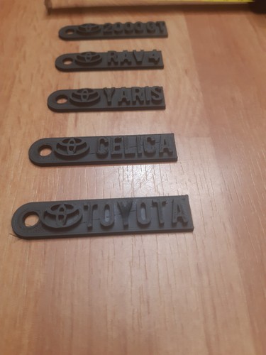 Portachiavi medaglia toyota - portachiavi,