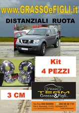 Kit 4 Distanziali Ruota For NISSAN PATHFINDER R51 2005 > 2011 3cm  Wheel Spacers