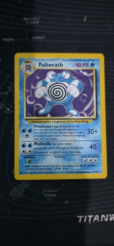Poliwrath holo 102 set - holo,