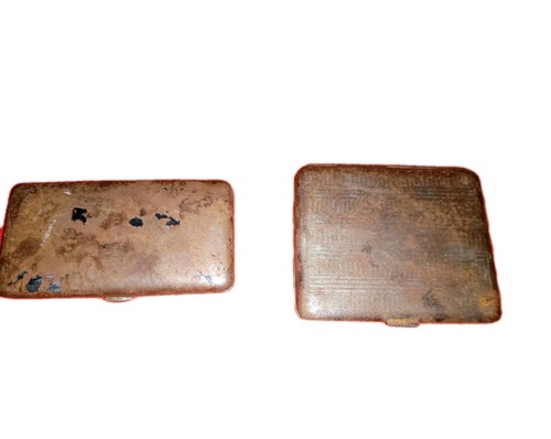 Due scatolette metallo antiche - scatolette,