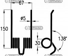 Molla per rotopressa