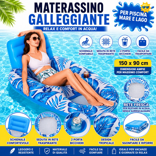 Materassino galleggiante - materassino,