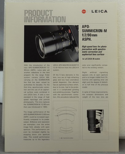 Leica apo summicron asph - apo-summicron-m, 90