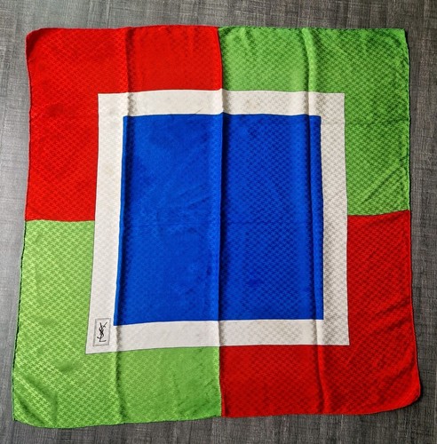 Foulard ysl 100 soie yves - foulard, 100%