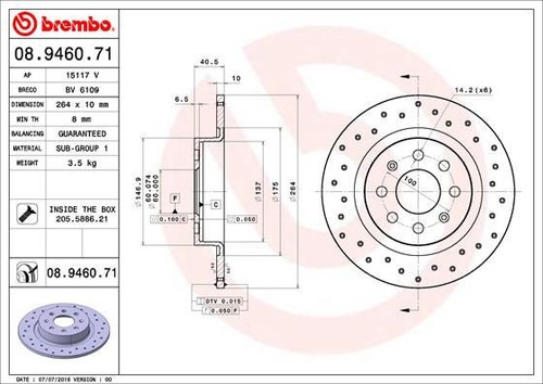 Coppia dischi freno brembo - coppia,