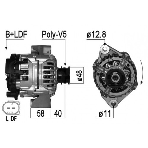 Alternatore per express - mg,