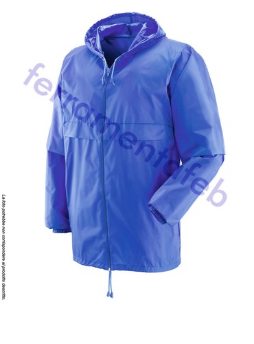 Impermeabile way giacca blu - impermeabile,