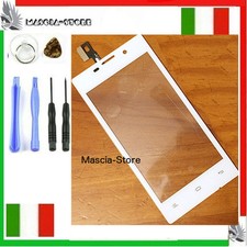 TOUCHSCREEN + VETRO Per NGM DYNAMIC STYLO Touch screen BIANCO Ricambio  Display