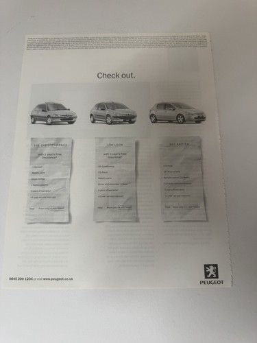 Original vintage 2001 peugeot - 2001,