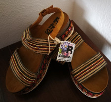 Refresh Embellished Vegan Sandals Women Girls 37 Platform Boho Hippie New