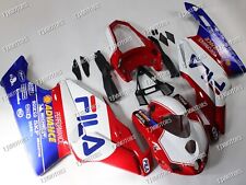 Per 05-06 Ducati 999/749 Rosso Bianco ABS Stampo Iniezione Carrozzeria Kit Carena Pannello