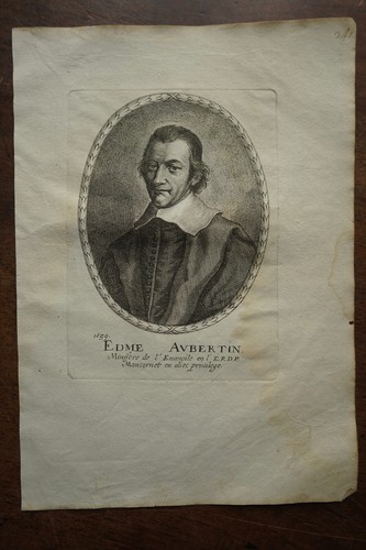 Edme aubertin portrait - edme, aubertin...portrait