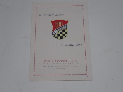 Giannini accessori fiat 600 - accessori,
