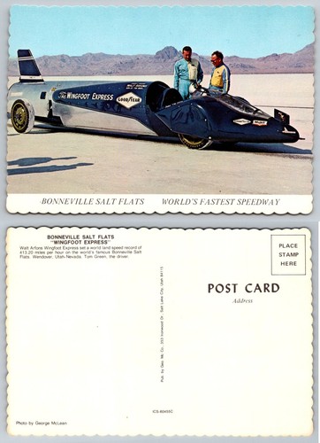 Cartolina bonneville salt - cartolina,
