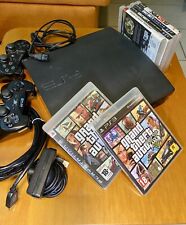 PLAYSTATION 3 SLIM  + 5 GIOCHI + 3 CONTROLLER + CAVI + EYE CAM in regalo