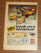 Rara Pubblicità LEGO Technic