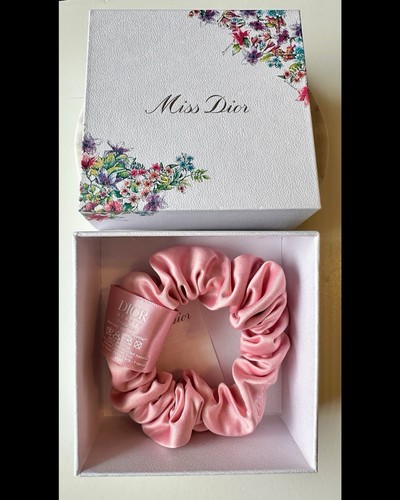 Scrunchie miss dior ricamato - scrunchie,