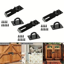 Piastra fibbia serratura pieghevole robusta in acciaio inox antifurto sicurezza porta