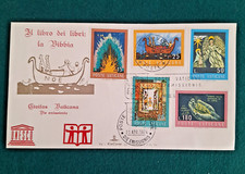 VATICANO 1974 CONCORSO ARTISTICO SULLA BIBBIA FDC BUSTA PRIMO GIORNO KIM COVER