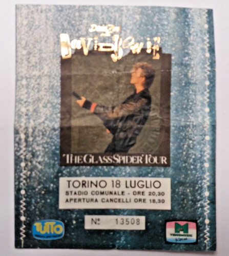 David bowie biglietto - david, del