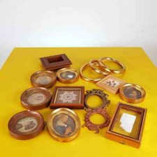 lotto di 15 piccole cornici