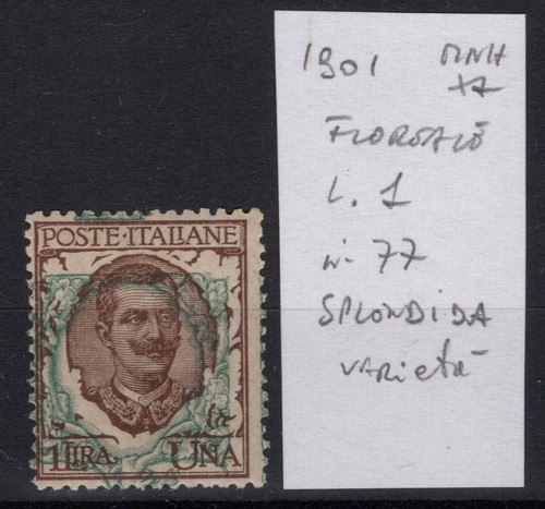 Regno italia 1901 floreale - regno,