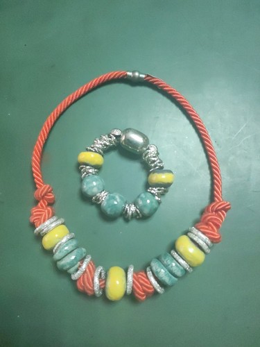 Collana bracciale in - +,