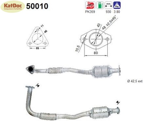 Catalizzatore per daewoo - ✅,
