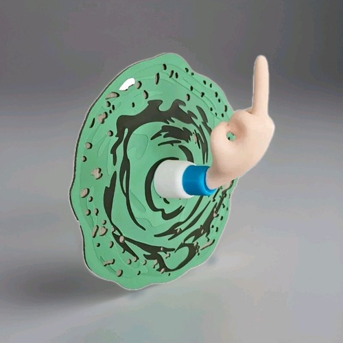 Rick morty portale porta - rick,