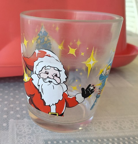 Bicchiere nutella babbo natale - bicchiere,