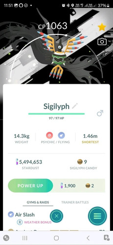 Sigilyph pokémon - (special,