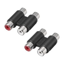 2 RCA Female to 2 Female