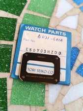 Vintage LCD Digital Watch Seiko Dot Matrix D031-401A Crystal ES0Y03HZD0 Nos