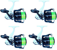 Kit 4 Mulinelli da Pesca Fondo Bolentino Mare Surfcasting Lago 6000