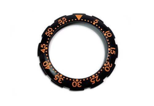 Ghiera nera indici arancio per