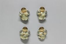 4 BOMBONIERE ANGIOLETTI CALAMITA CERAMICA DECORATI A MANO