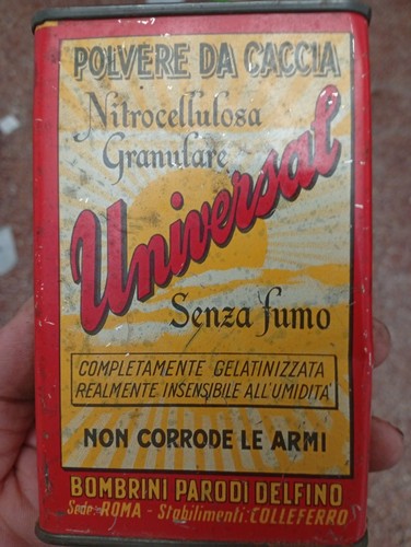 Scatola latta polvere da - di,